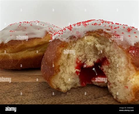 Paczki with raspberry filling - Pączki are filled doughnuts found in ...