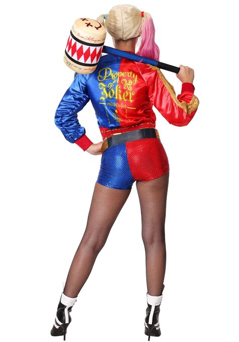 Deluxe Suicide Squad Harley Quinn Costume for Women