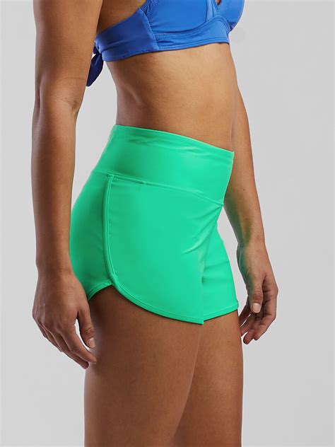 Women's Swim Shorts with Zipper Pockets