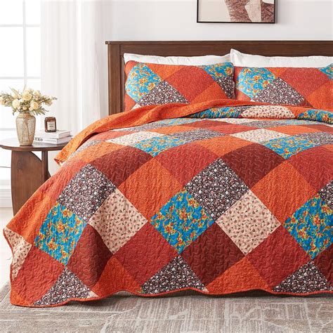 Amazon.com: Qucover Oversized California King Quilt Set, 3 Piece Soft ...