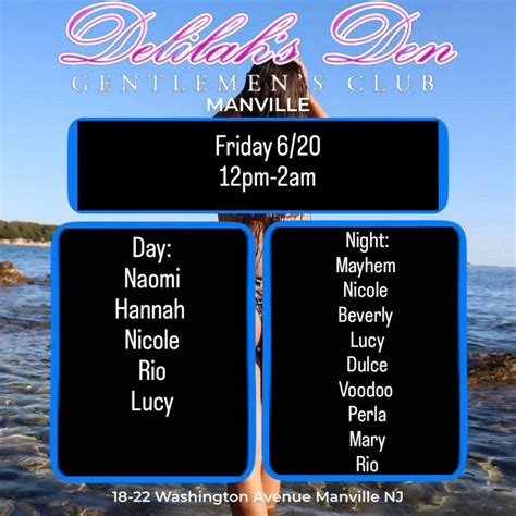 Delilahs Den Manville | Sunday Funday!!! Doors are open!!! Come party ...