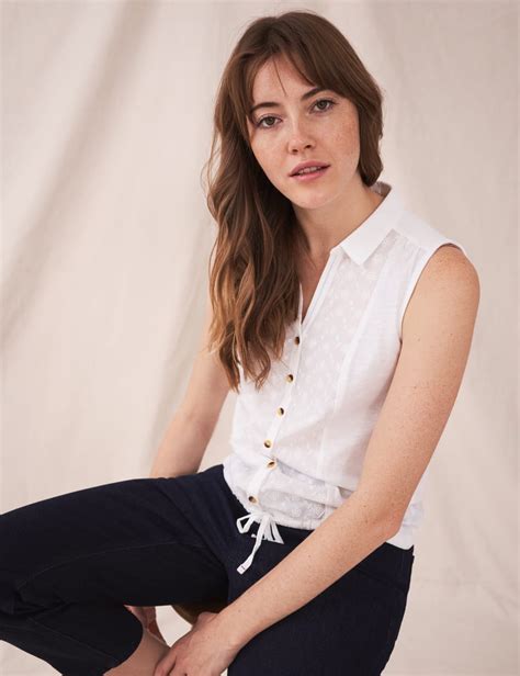 Women's Sleeveless Shirts & Blouses | M&S
