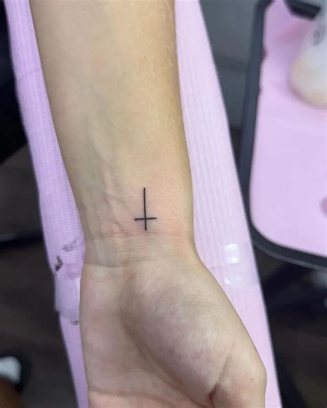 Broken cross tattoo - Bronctattooaus.com