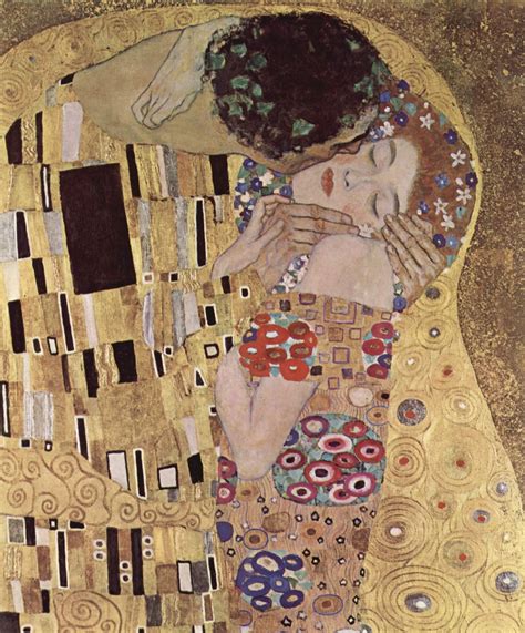 The Kiss Close Up by Gustav Klimt - Hand Painted Oil Painting | Gustav ...
