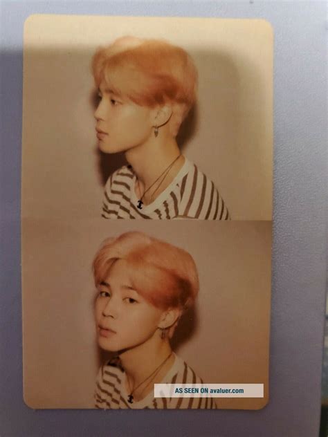 BTS Official Jimin Ver 1 Photocard Map Of The Soul Persona Version 1 PC | #13009611