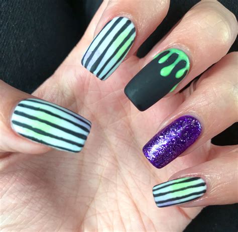 Beetlejuice Beetlejuice Beetlejuice | Red nails, Chic nails, Nails