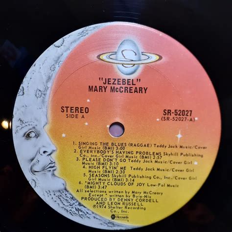 Yahoo!オークション - MARY McCREARY / JEZEBEL /LP/LEON RUSSELL/REGG...