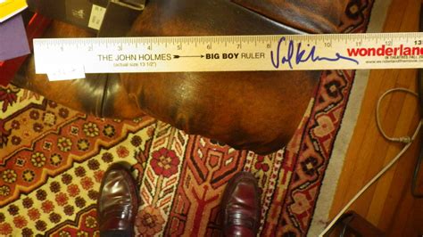 JOHN HOLMES PORNO STAR BIG BOY ,PROMOTIONAL RULER ACTUAL SIZE 13 1/2 IN ...
