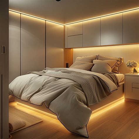 Small Bedroom? Big Impact with These LED Panel Design Ideas • 333k ...