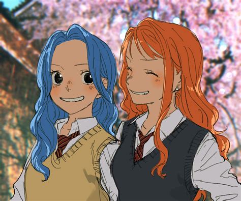 Nami & Vivi: Anime Icons Unite – HD One Piece Wallpaper