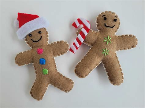 Scrumptious Felt Gingerbread Man | DIY Felt Crafts
