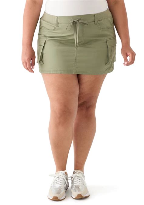 Vanilla Star Plus Size Cargo Skirt | Belk