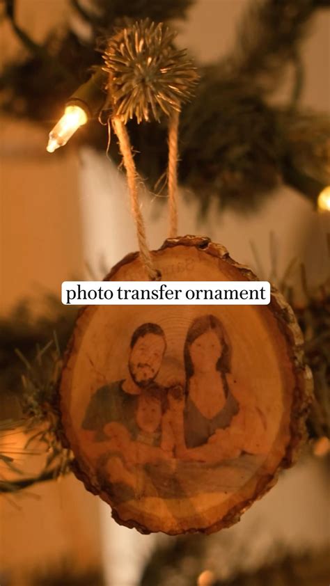 How to make a wood slice portrait christmas ornament – Artofit