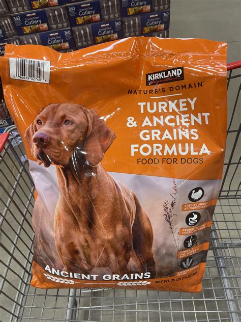 New Kirkland Nature's Domain turkey dog food? Never seen grain ...