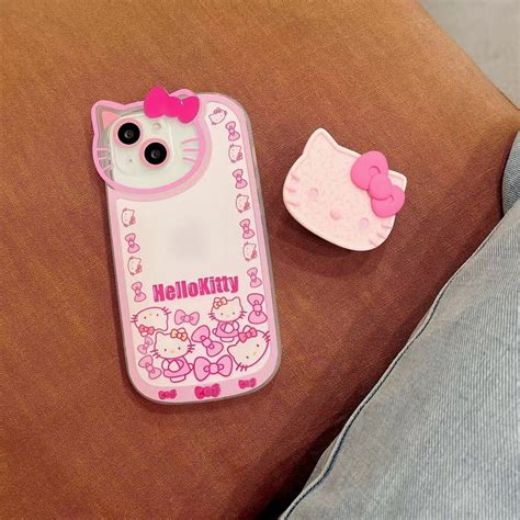 Hello Kitty Stand iPhone Case | Pink phone cases, Hello kitty, Iphone cases