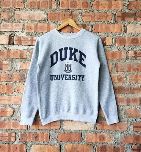 Vintage Duke University Sweatshirt Duke Crewneck Duke Pullover Duke ...