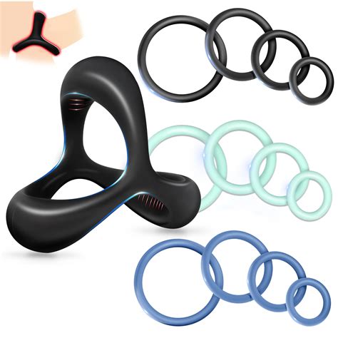 Penis Ring Cock Ring Set 12 pcs for Men Sex, Longer Harder Stronger ...