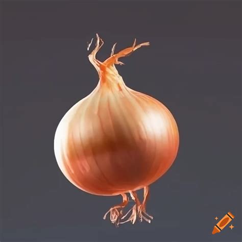 Dancing onions illustration
