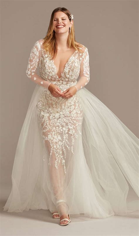 25 Wow-Factor Sheer & Illusion Wedding Dresses | OneFabDay.com