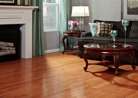 3/4 in. Classic Gunstock Oak Solid Hardwood Flooring 3.25 in. Wide - S ...