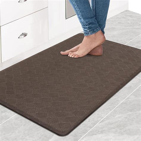 Amazon.com: HEBE Kitchen Mat 17""x28"" Cushioned Anti Fatigue Floor Mat ...