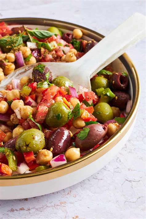 The Best Mediterranean Olive Salad Recipe - Food Dolls