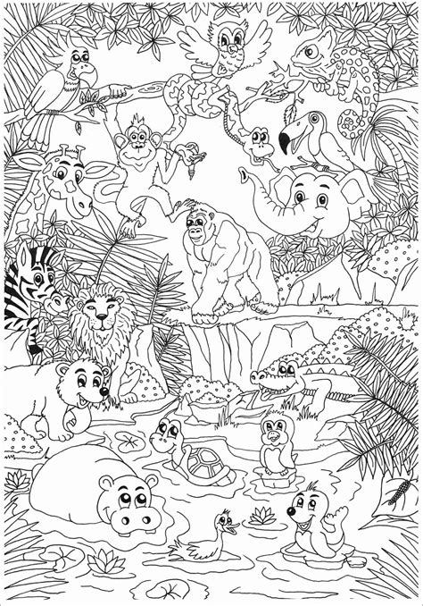 Zoo Coloring Pages - ColoringBay