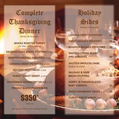 Staten Island Thanksgiving Dinner Reservations & Staten Island ...