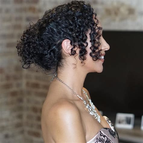 Naturally Curly Hair Formal Updo Step by step tutorial @risasrizos ...