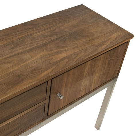 ROOM AND BOARD Linear Walnut Console Cabinet | Grandview Mercantile