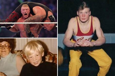 Brock Lesnar through-the-ages from angelic kid, to high-school ...
