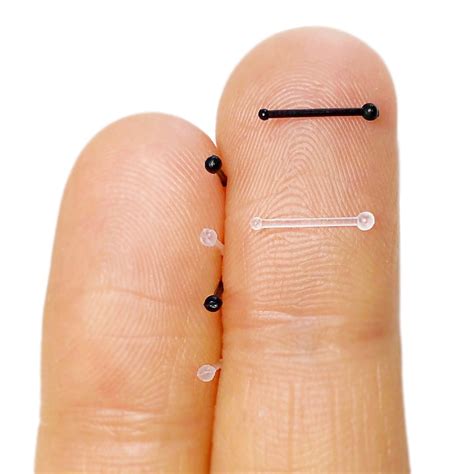 Clear Nose Studs, Clear Nose Retainer, Transparent Nose Ring - Etsy