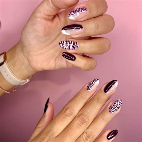17+ Colorful Zebra Print Nails: Show them Your Wild Side