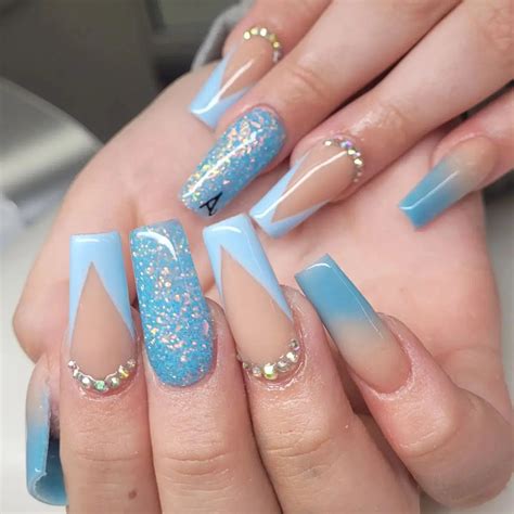 30 Best Blue Acrylic Nail Design Ideas You Should Check