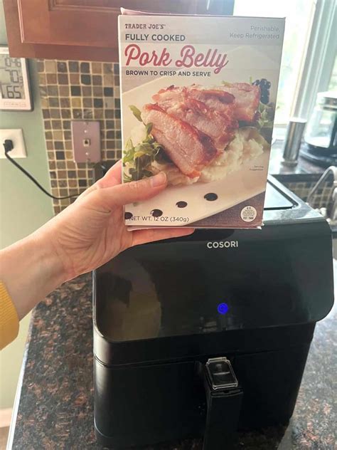 Air Fryer Trader Joe's Pork Belly - Quick & Easy! - Melanie Cooks