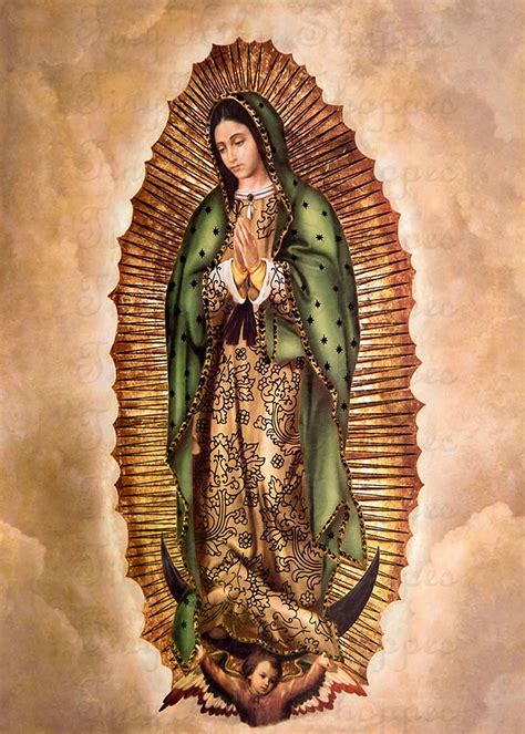 Drawings Of Our Lady Of Guadalupe