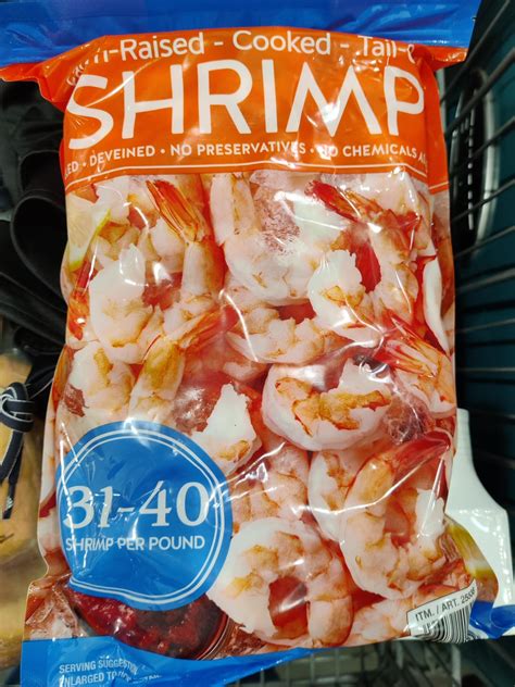 Kirkland Cooked Shrimp 2 lbs (31-40 count per pound) Clearanced to $10. ...