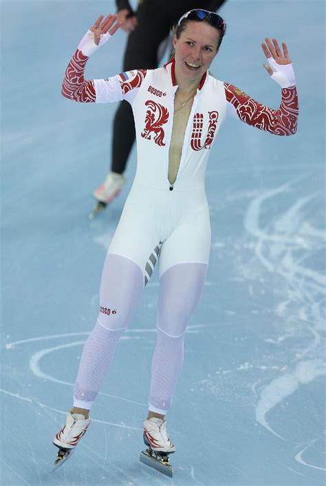Russian speedskater forgets she's naked under suit, nearly commits ...