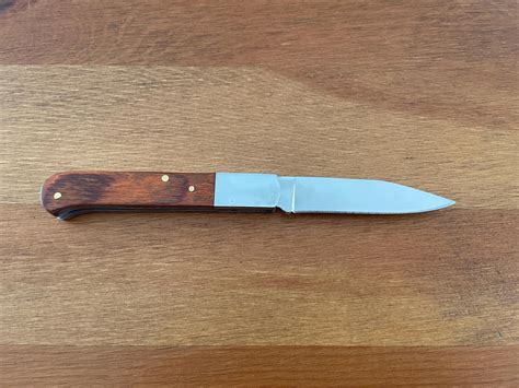 2.7" Cabritera Pocket Knife Spanish Navaja Red Stamina Wood Handle 108 ...