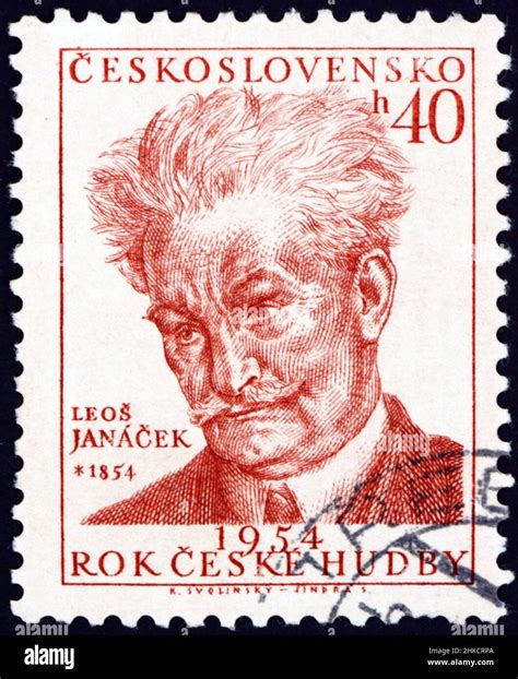 CZECHOSLOVAKIA - CIRCA 1954: a stamp printed in Czechoslovakia shows ...