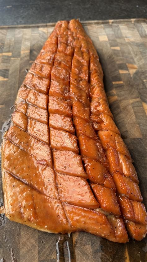 Smoked Maple Salmon Burnt Ends - Cooking With Fire