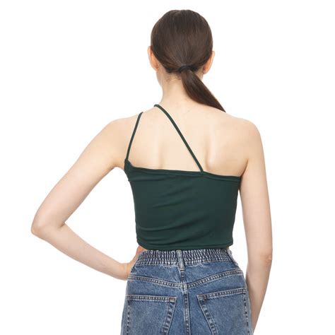 Miami Hurricanes ZooZatz One Shoulder Tank Crop - Green – CanesWear at ...