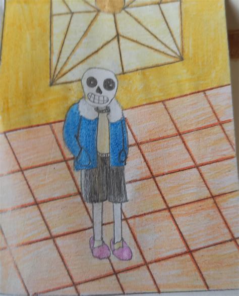 Old Sans drawing by badatundertale on DeviantArt