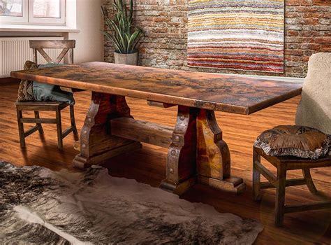 Rustic Farmhouse Dining Table | Western dining table