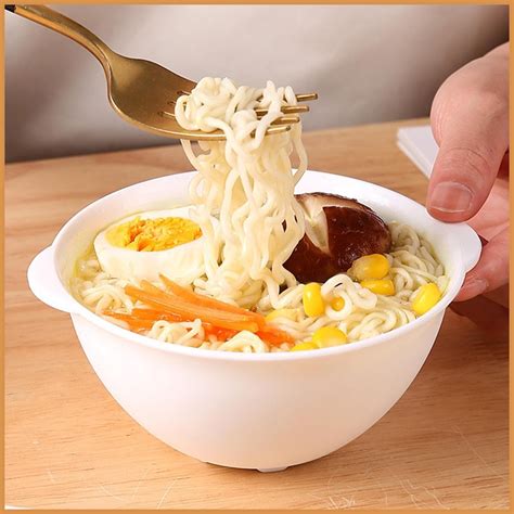 Microwave Ramen Bowl Instant Noodle Bowls With Lid Microwave Bowl ...