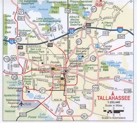 Map Of Downtown Tallahassee