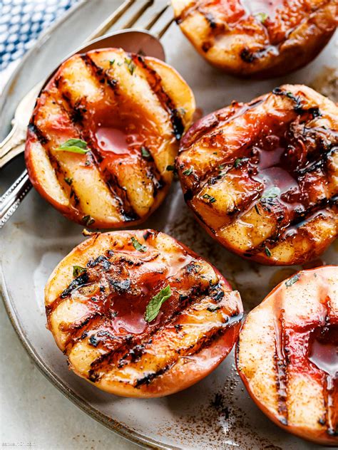 Grilled Peach Oven at Jessica Zelman blog
