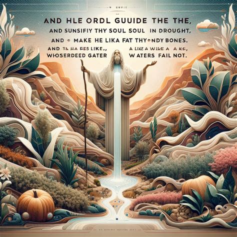 What does Isaiah 58:11 mean? | Bible Art