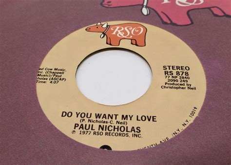 Paul Nicholas Heaven On The 7th Floor 1977 RSO 45 RPM Record | eBay