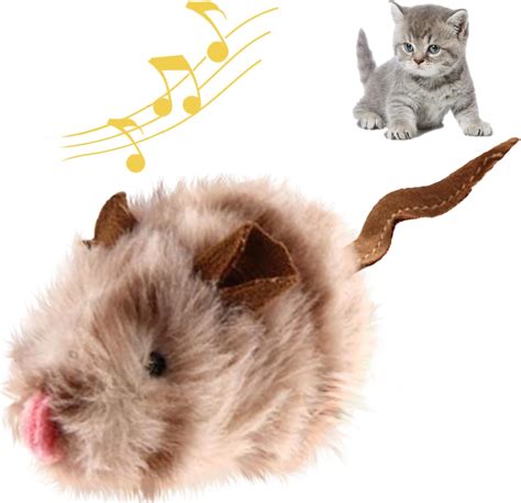 GiGwi Chirpy Cat Mouse Toy Squeak- Cat Toys Interactive Squeaking Mouse ...